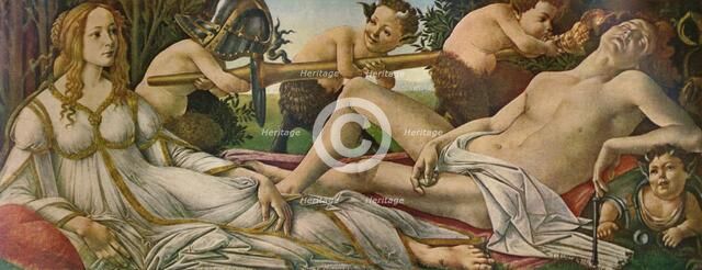 Mars and Venus, c1485, (1911). Artist: Sandro Botticelli