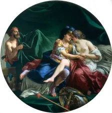 Mars and Venus discovered by Vulcan 1768. Artist: Louis Jean Francois Lagrenee