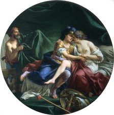Mars and Venus discovered by Vulcan 1768. Artist: Louis Jean Francois Lagrenee