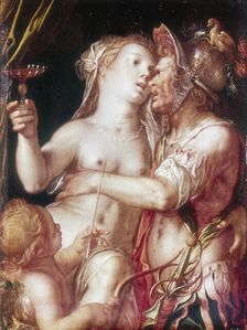 Mars and Venus late 16th-early 17th century. Artist: Joachim Anthonisz Wtewael