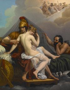 Mars and Venus Surprised by Vulcan, 1827. Creator: Alexandre-Charles Guillemot