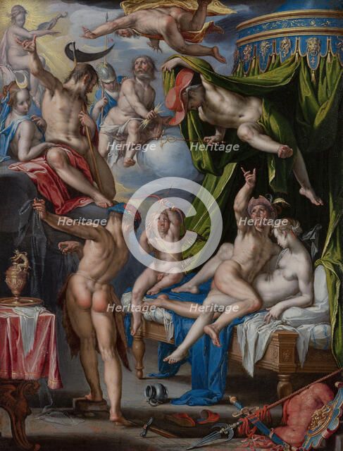 Mars and Venus Surprised by Vulcan. Creator: Joachim Anthonisz Wtewael.