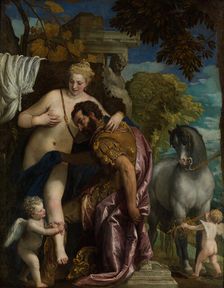 Mars and Venus United by Love, 1570s. Creator: Paolo Veronese