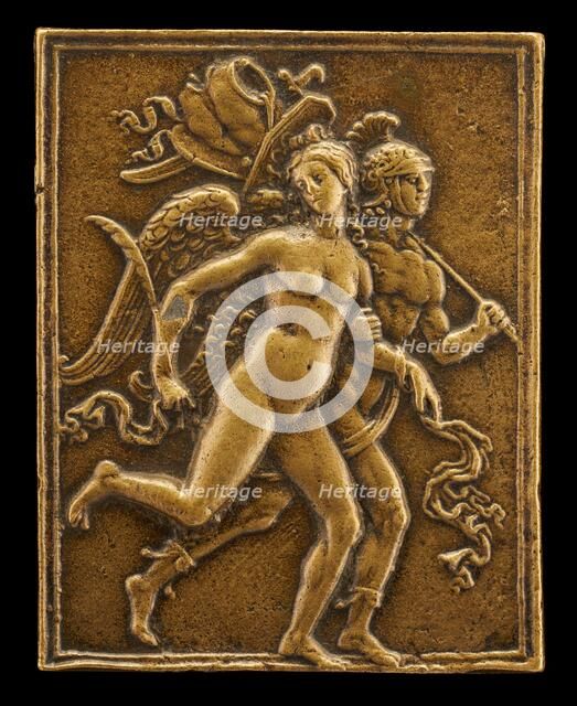 Mars and Victory, late 15th - early 16th century. Creator: Moderno.