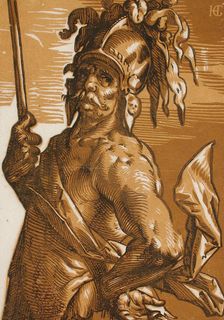 Mars (half-length), between circa 1588 and circa 1589. Creator: Hendrik Goltzius