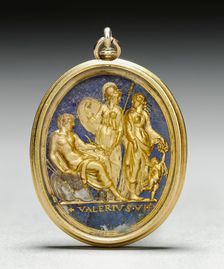 Mars, Minerva, Venus, and Cupid, early 1500s. Creator: Valerio Belli (Italian, c. 1468-1546)