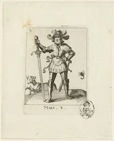 Mars, plate three from Der VII Planeten, n.d. Creator: Conrad Meyer