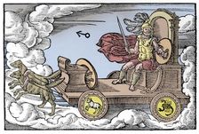 Mars, Roman god of war, 1569. Artist: Anon