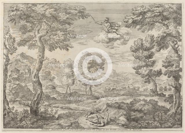 Mars's Revenge on Adonis, 1696. Creator: Crescenzio Onofri.