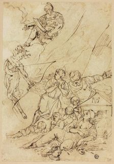 Mars Sending Gorgon to Slay the Arts, n.d. Creator: Unknown