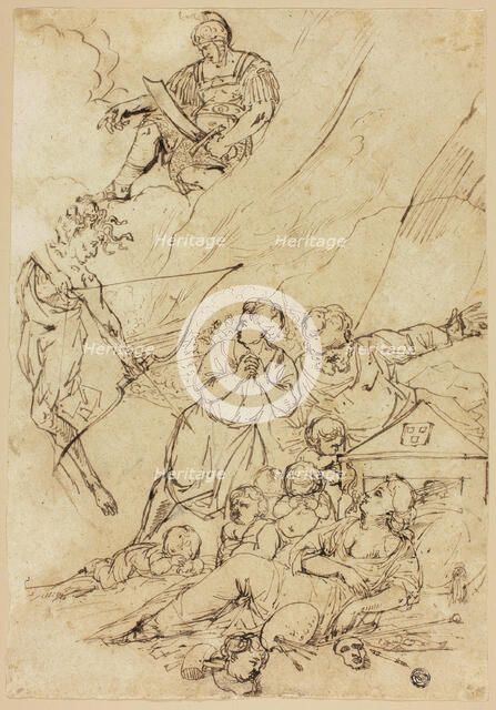 Mars Sending Gorgon to Slay the Arts, n.d. Creator: Unknown.