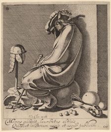 Mars Sleeping, c. 1618. Creator: Jacob III de Gheyn