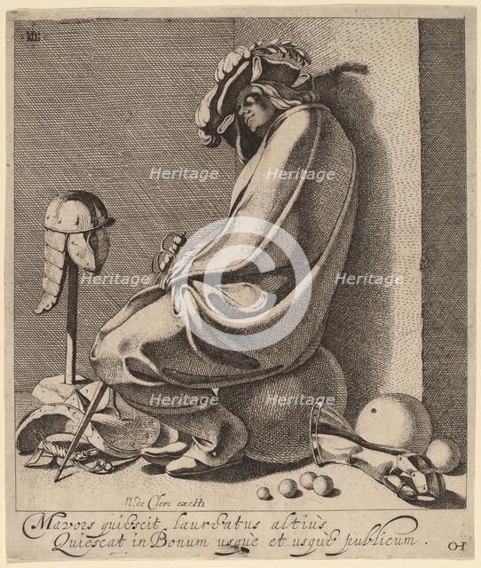 Mars Sleeping, c. 1618. Creator: Jacob III de Gheyn.