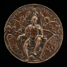 Mars Surrounded by Trophies, late 15th - early 16th century. Creator: Moderno