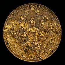 Mars Surrounded by Trophies, late 15th - early 16th century. Creator: Moderno