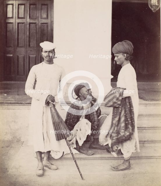 Marwaree Brokers, 1870s. Creator: Francis Frith.