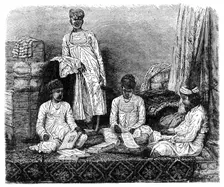 Marwari Merchants of Calcutta c1891. Creator: James Grant