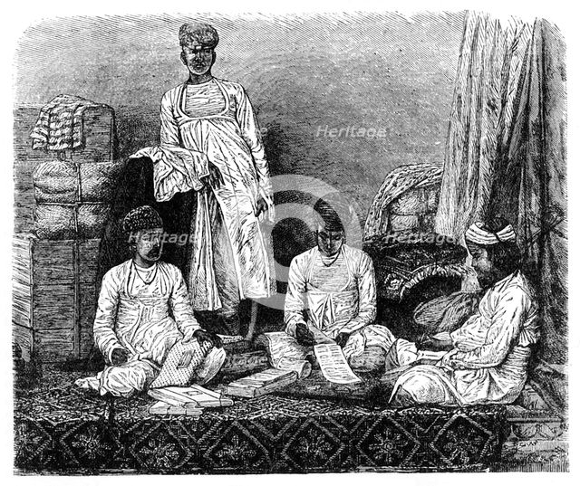 'Marwari Merchants of Calcutta', c1891. Creator: James Grant.