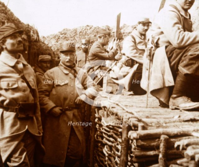 Marteau trenches, Carency, northern France, c1914-c1918.  Artist: Unknown.