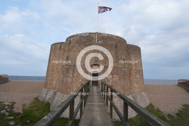 Martello Tower, Aldeburgh, Suffolk, England, UK, 25/5/10. Creator: Ethel Davies.