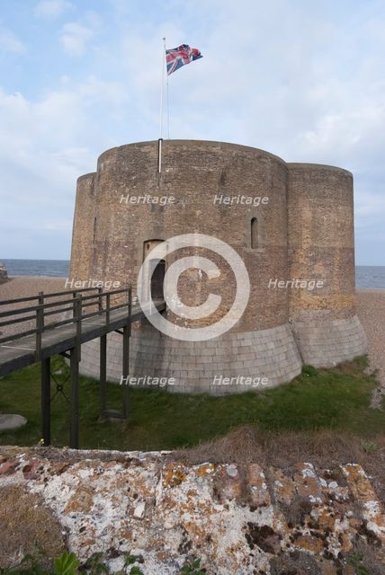 Martello Tower, Aldeburgh, Suffolk, England, UK, 25/5/10. Creator: Ethel Davies.