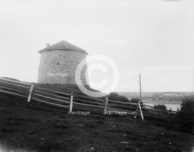 Martello tower, Plains of Abraham, Quebec, between 1890 and 1901. Creator: Unknown.