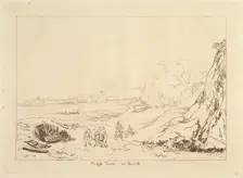 Martello Towers near Bexhill, Sussex (Liber Studiorum, part VII, plate 34), 1811. Creator: JMW Turner