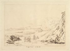 Martello Towers near Bexhill, Sussex (Liber Studiorum, part VII, plate 34), 1811. Creator: JMW Turner