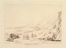 Martello Towers near Bexhill, Sussex (Liber Studiorum, part VII, plate 34), 1811. Creator: JMW Turner