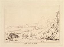 Martello Towers near Bexhill, Sussex (Liber Studiorum, part VII, plate 34), 1811. Creator: JMW Turner