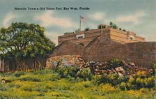 Martello Towers Old Union Fort, Key West, Florida c1940s