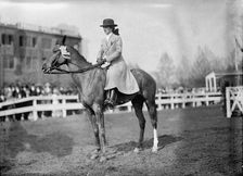 Martha Anne Scott Hazard At The National Capital Horse Show 1911, May 4-6. Creator: Harris & Ewing