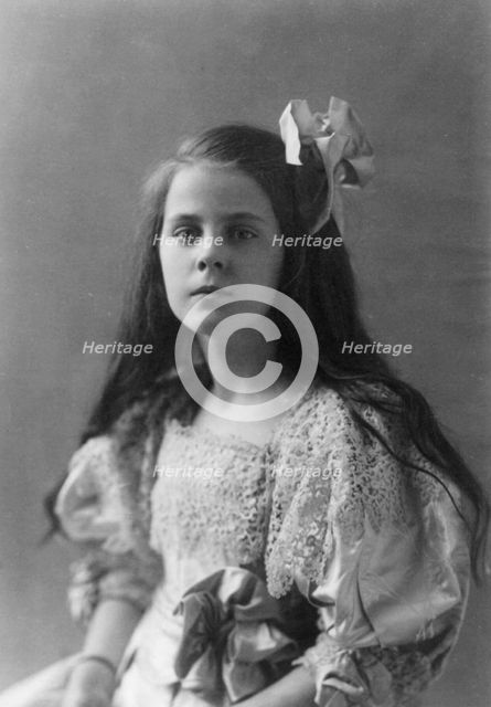 Martha Cameron, daughter of Senator Donald Cameron, Pa., c1896. Creator: Frances Benjamin Johnston.