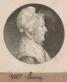 Martha Lampley Levy, 1802. Creator: Charles Balthazar Julien Févret de Saint-Mémin