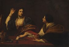 Martha Scolding Her Vain Sister Mary Magdalene, 17th century. Creator: Unknown