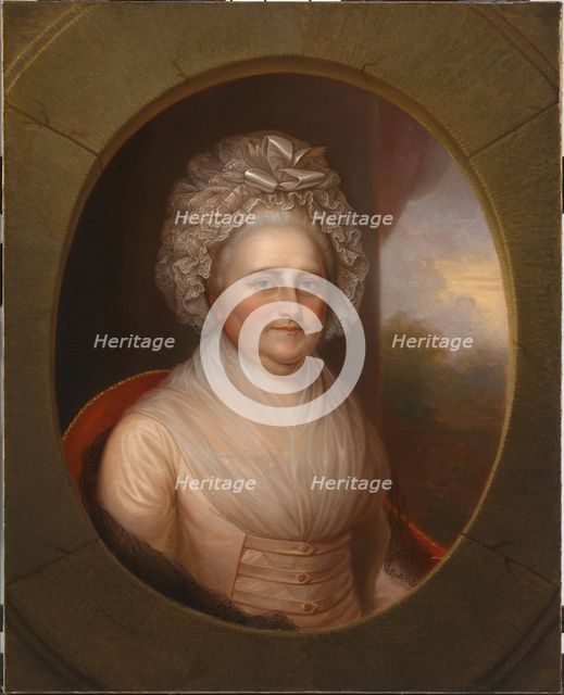 Martha Washington, c. 1853. Creator: Rembrandt Peale.