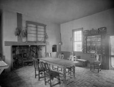 Martha Washington kitchen at Mt. Vernon, between 1900 and 1920. Creator: Unknown