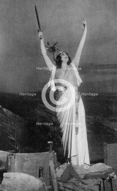 Marthe Chenal, French soprano, 1918. Artist: Unknown