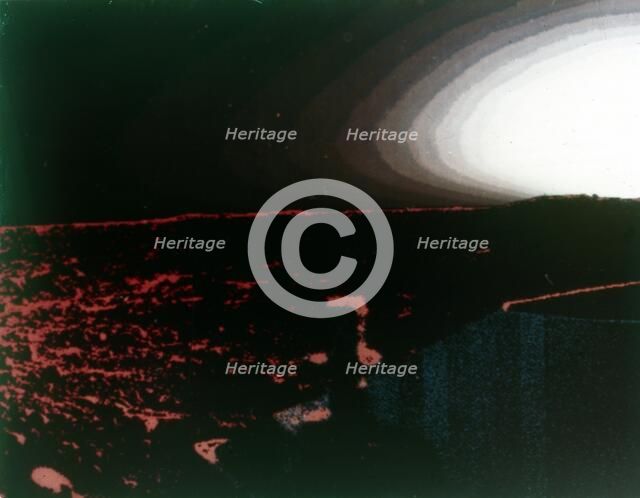 Martian sunset, Viking 1 Mission to Mars, 1976.  Creator: NASA.