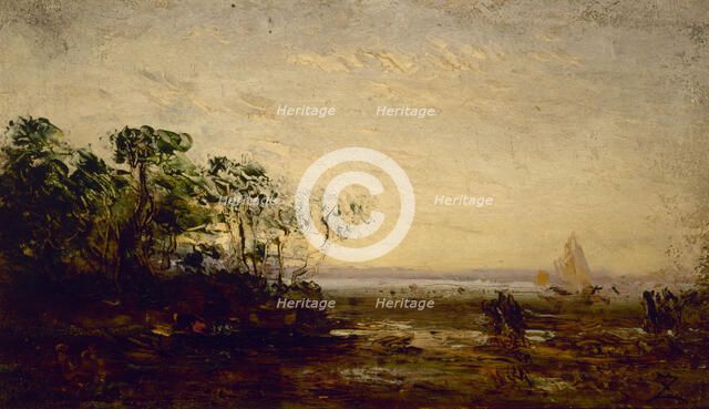 Martigues, effet de crépuscule, between 1850 and 1900. Creator: Felix Francois Georges Philibert Ziem.