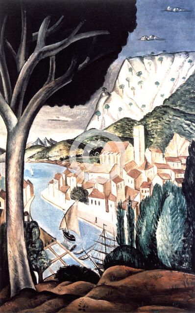 'Martigues (Harbour in Provence)', 1913. Creator: Andre Derain.