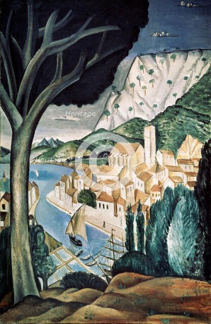 'Martigues (Harbour in Provence)', 1913.  Creator: Andre Derain.