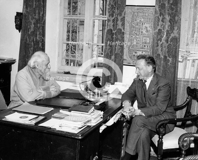 Martin Buber (1878-1965), philosopher, 1959. Creator: Unknown.