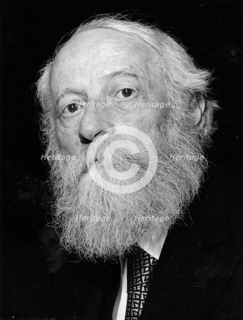 Martin Buber, philosopher and existentialist. Creator: Unknown.
