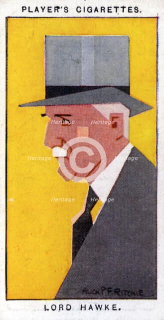 Martin Bladen Hawke, 7th Baron Hawke, British cricketer, 1926.Artist: Alick P F Ritchie