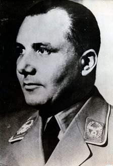 Martin Bormann, prominent Nazi official, c1930s-c1940s. Creator: Unknown