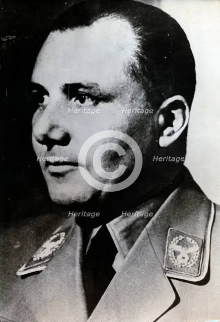 Martin Bormann, prominent Nazi official, c1930s-c1940s. Creator: Unknown.
