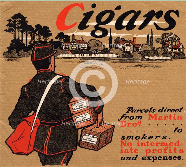 Martin Bros. Cigar Manufacturers, 1900s. Artist: Unknown