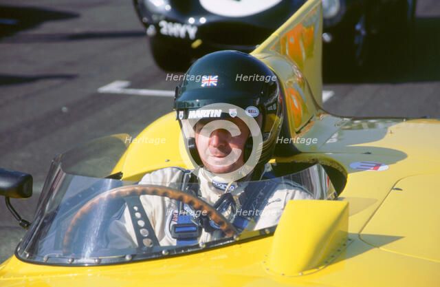 Martin Brundle in 1956 Jaguar D type,1998 Goodwood revival. Artist: Unknown.