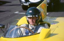 Martin Brundle in 1956 Jaguar D type,1998 Goodwood revival